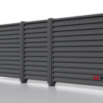 Ламели для забора жалюзи Luxe V RAL 7024 – порошковое покрытие, толщина 0,45 мм в Ульяновске  | фото 6