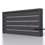 Планкен для забора 120 mm RAL 7024 – покрытие порошковое, толщина 0,45 мм в Ульяновске  | фото 2