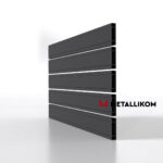 Планкен для забора 120 mm RAL 7024 – покрытие порошковое, толщина 0,45 мм в Ульяновске  | фото 3