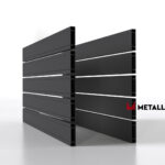 Планкен для забора 120 mm RAL 7024 – покрытие порошковое, толщина 0,45 мм в Ульяновске  | фото 1