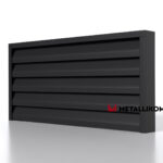 Планкен для забора ранчо 120 mm RAL 9005 – покрытие матовое, толщина 0,45 мм в Ульяновске  | фото 1